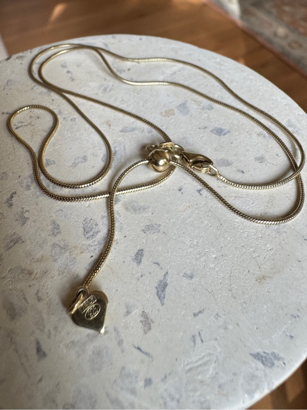 Adjustable Gold Vermeil Necklace